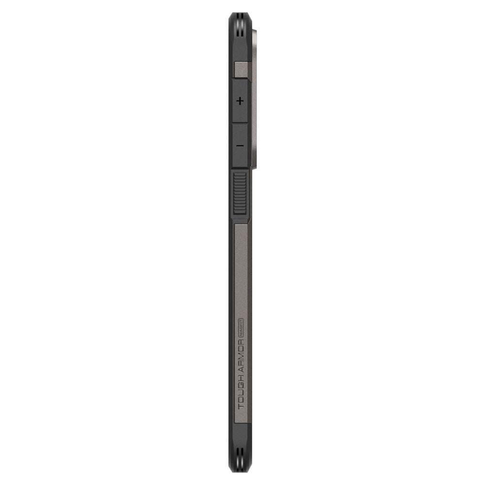 Capa MagSafe para Samsung Galaxy S25 Edge S937, Spigen, Tough Armor, Cinza ACS09423