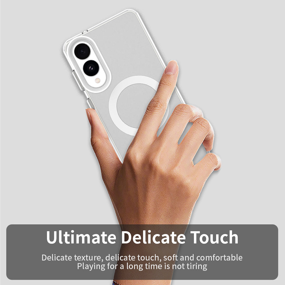 Capa MagSafe para Samsung Galaxy S25 Edge S937, Techsuit, CandyCase, Branca