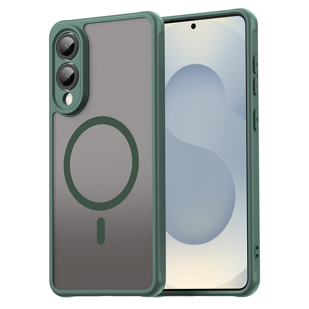Capa MagSafe para Samsung Galaxy S25 Edge S937, Techsuit, HaloFrost II, Verde