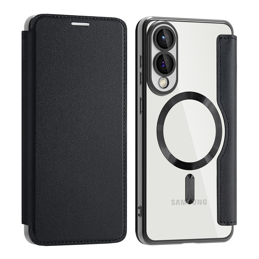 Capa MagSafe para Samsung Galaxy S25 Edge S937, Techsuit, SmartMag Book, Preta