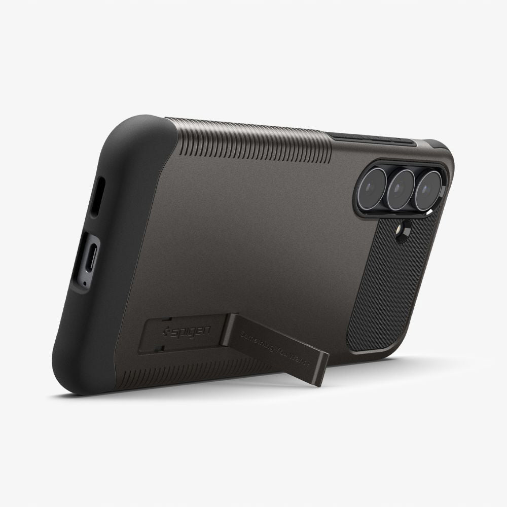 Capa MagSafe para Samsung Galaxy S25 FE, Spigen, Slim Armor, Cinza ACS10230