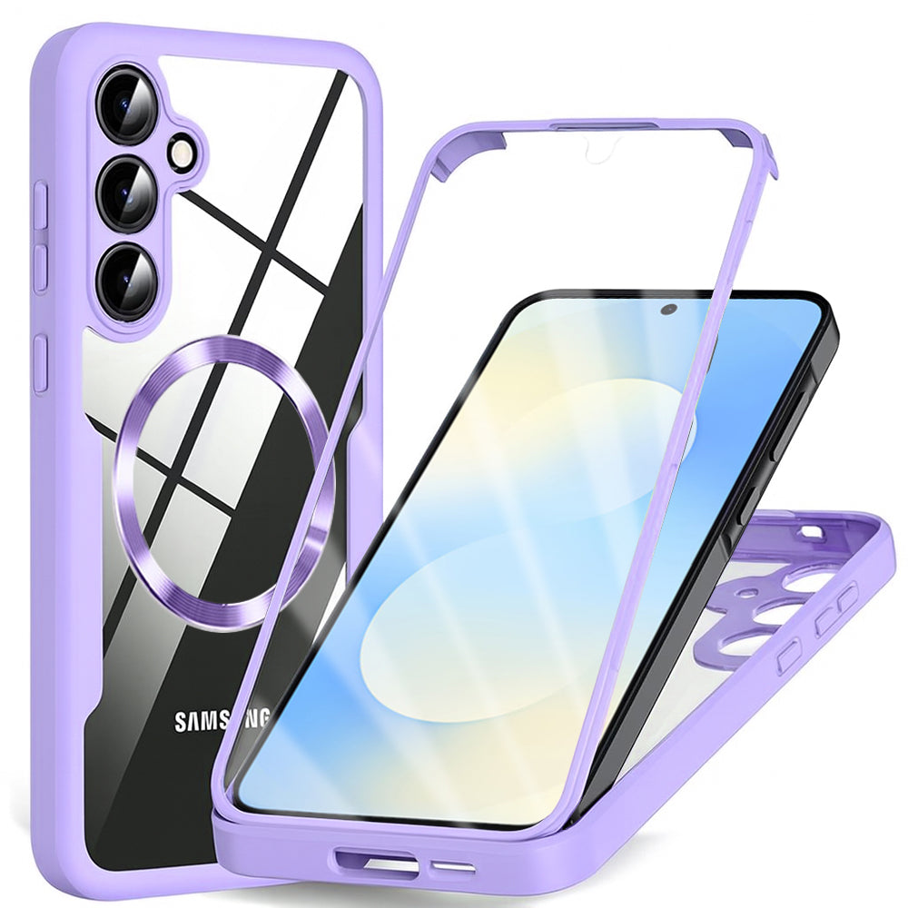 Capa MagSafe para Samsung Galaxy S25 FE, Techsuit, ColorVerse 360, Roxo