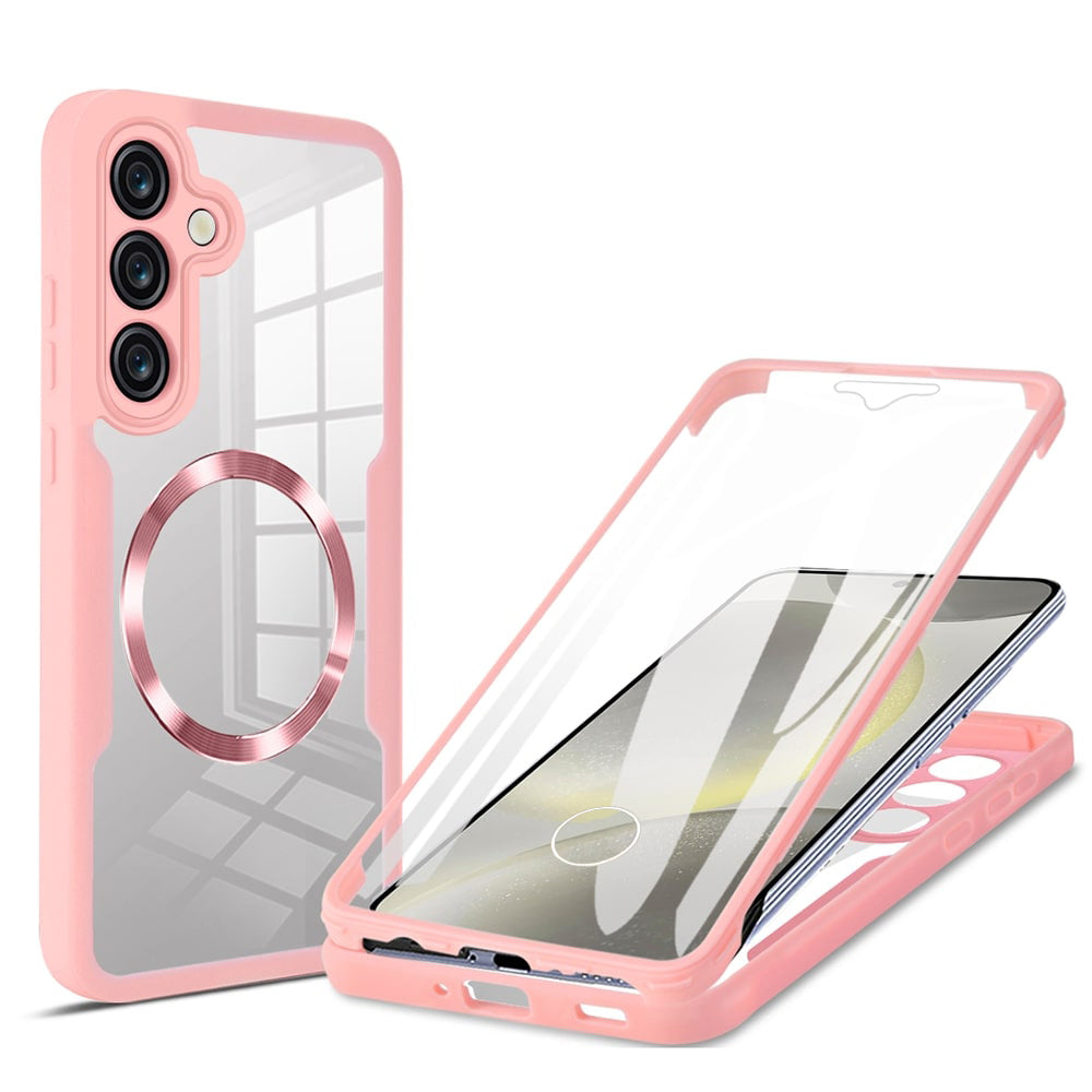 Capa MagSafe para Samsung Galaxy S25+ S936, Techsuit, ColorVerse 360, Rosa
