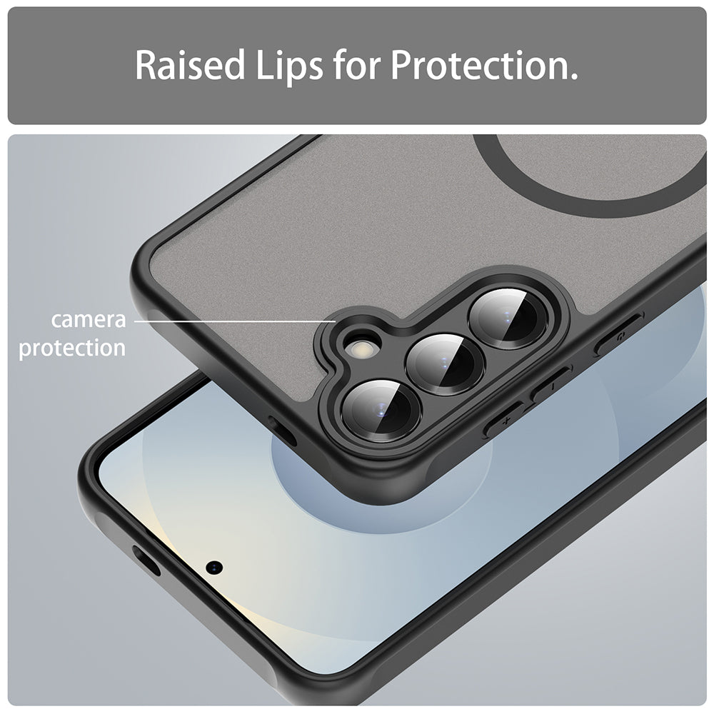 Capa MagSafe para Samsung Galaxy S25+ S936, Techsuit, HaloFrost II, Preta