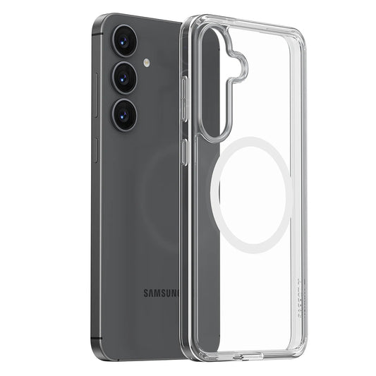 Capa MagSafe para Samsung Galaxy S25+ S936, Torras, Guardian, Transparente