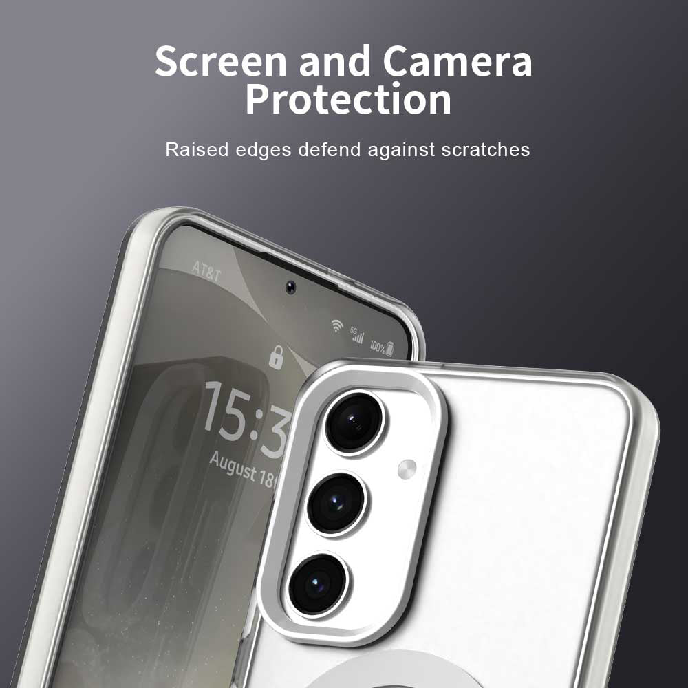 Capa MagSafe para Samsung Galaxy S25 S931 / S24 S921, Techsuit, CandyCase, Branca