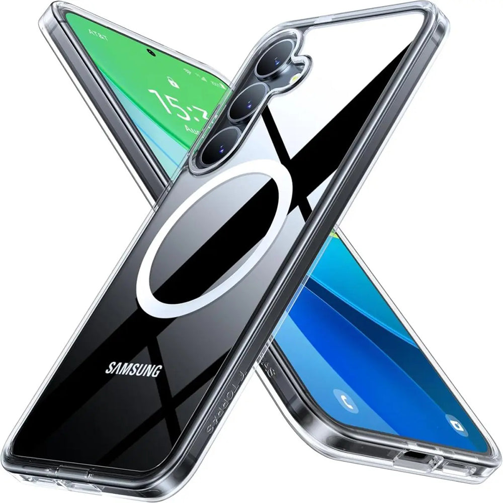 Capa MagSafe para Samsung Galaxy S25 S931, Torras, Guardian, Transparente