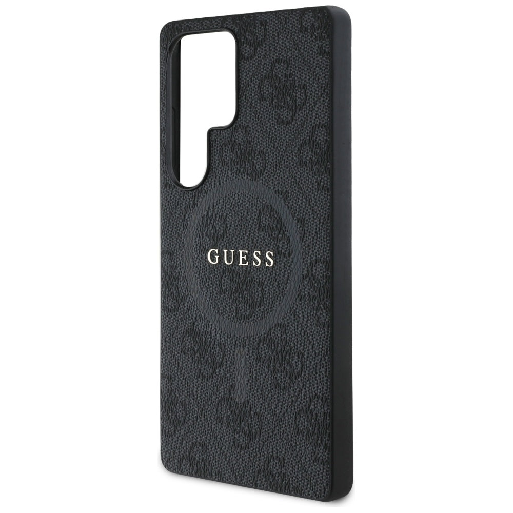 Capa MagSafe para Samsung Galaxy S25 Ultra S938, Guess, 4G Ring Classic Logo, Preta