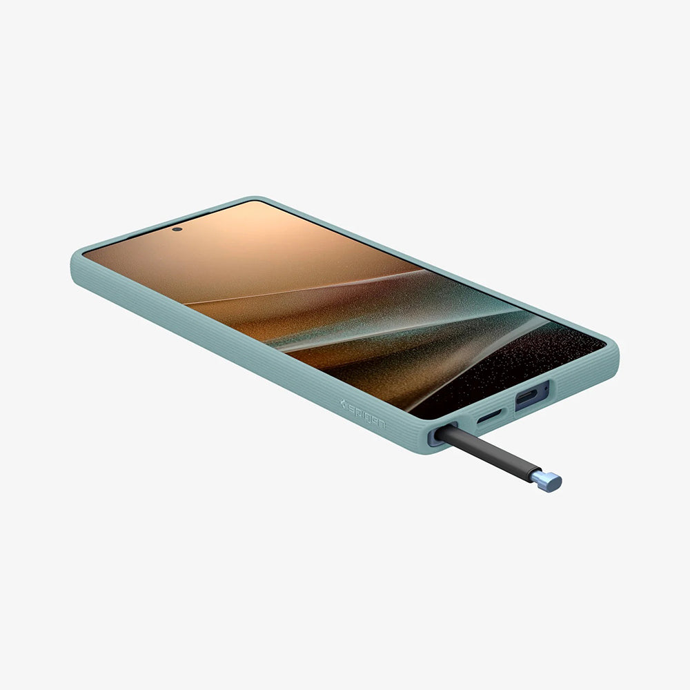 Capa MagSafe para Samsung Galaxy S25 Ultra S938, Spigen, Caseology Parallax, Verde ACS09053
