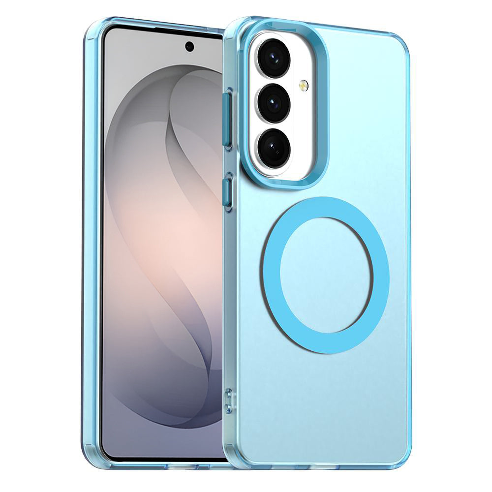 Capa MagSafe para Samsung Galaxy S26 FE S741, Techsuit, CandyCase, Azul
