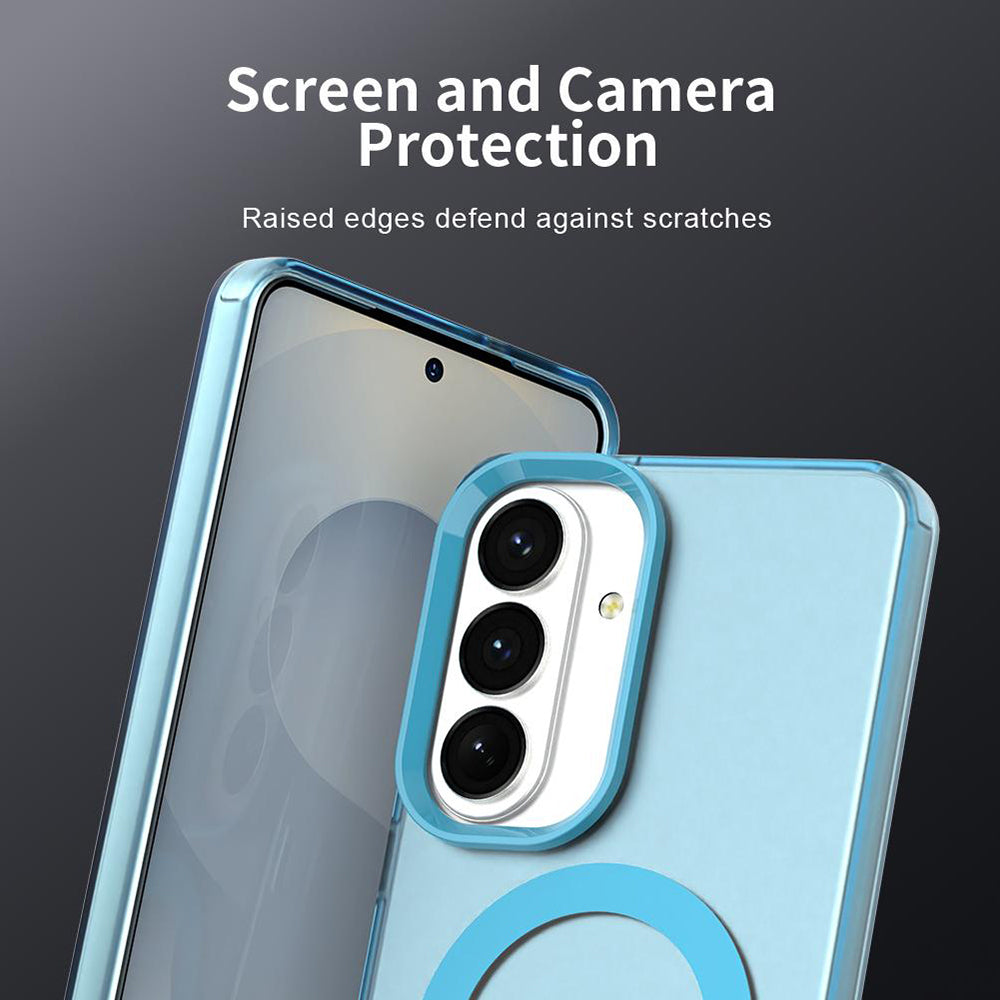 Capa MagSafe para Samsung Galaxy S26 FE S741, Techsuit, CandyCase, Azul
