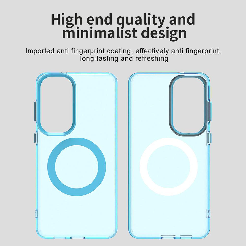 Capa MagSafe para Samsung Galaxy S26 FE S741, Techsuit, CandyCase, Azul