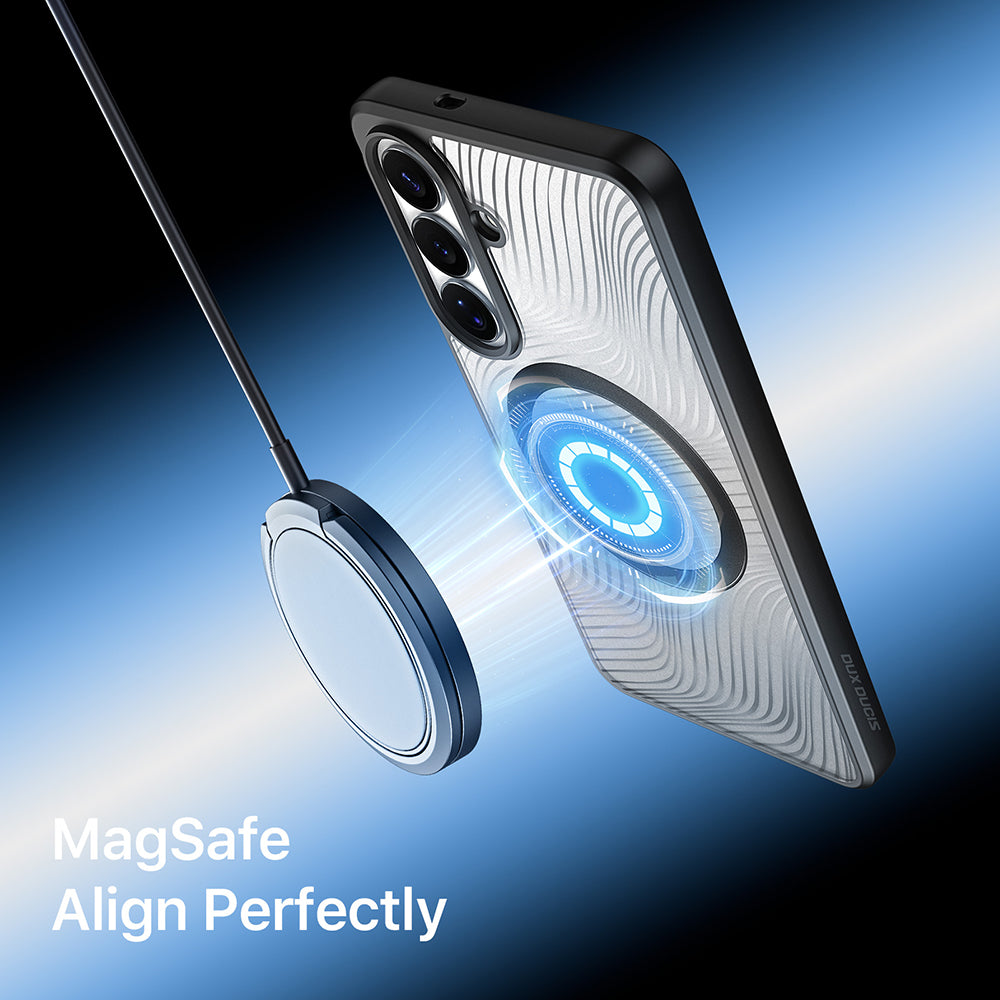 Capa MagSafe para Samsung Galaxy S26 Plus S947, DUX DUCIS, Aimo, Preta