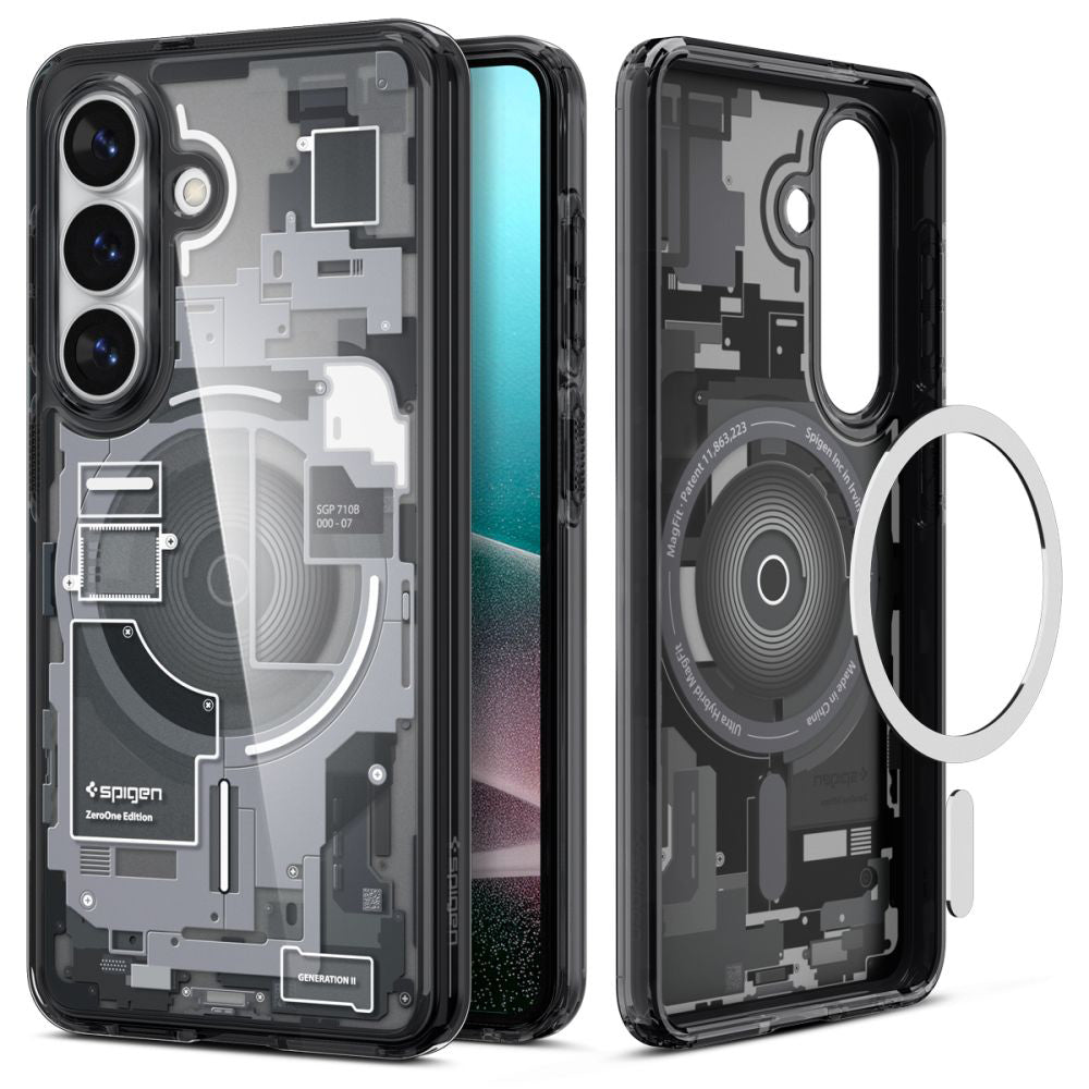 Capa MagSafe para Samsung Galaxy S26 Plus S947, Spigen, Ultra Hybrid Zero One, Preta ACS10711