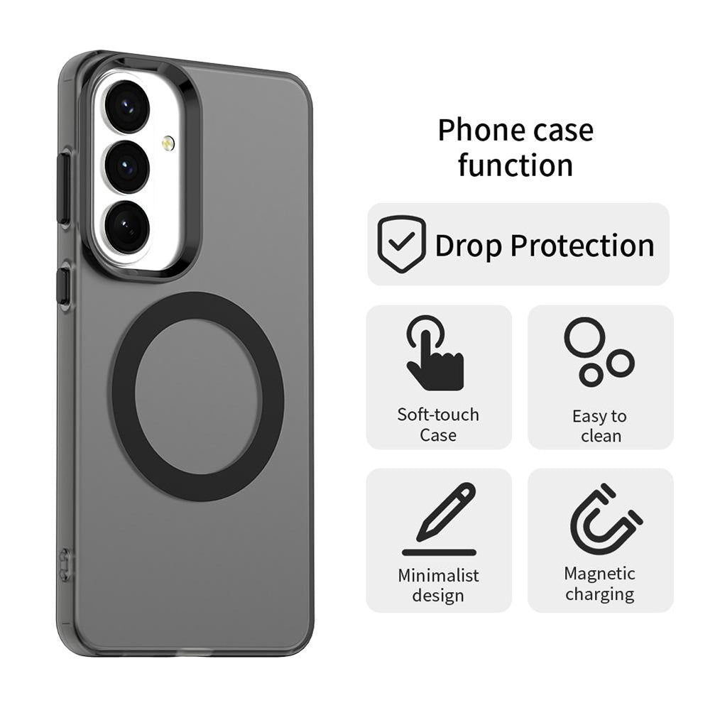 Capa MagSafe para Samsung Galaxy S26 Plus S947, Techsuit, CandyCase, Preta