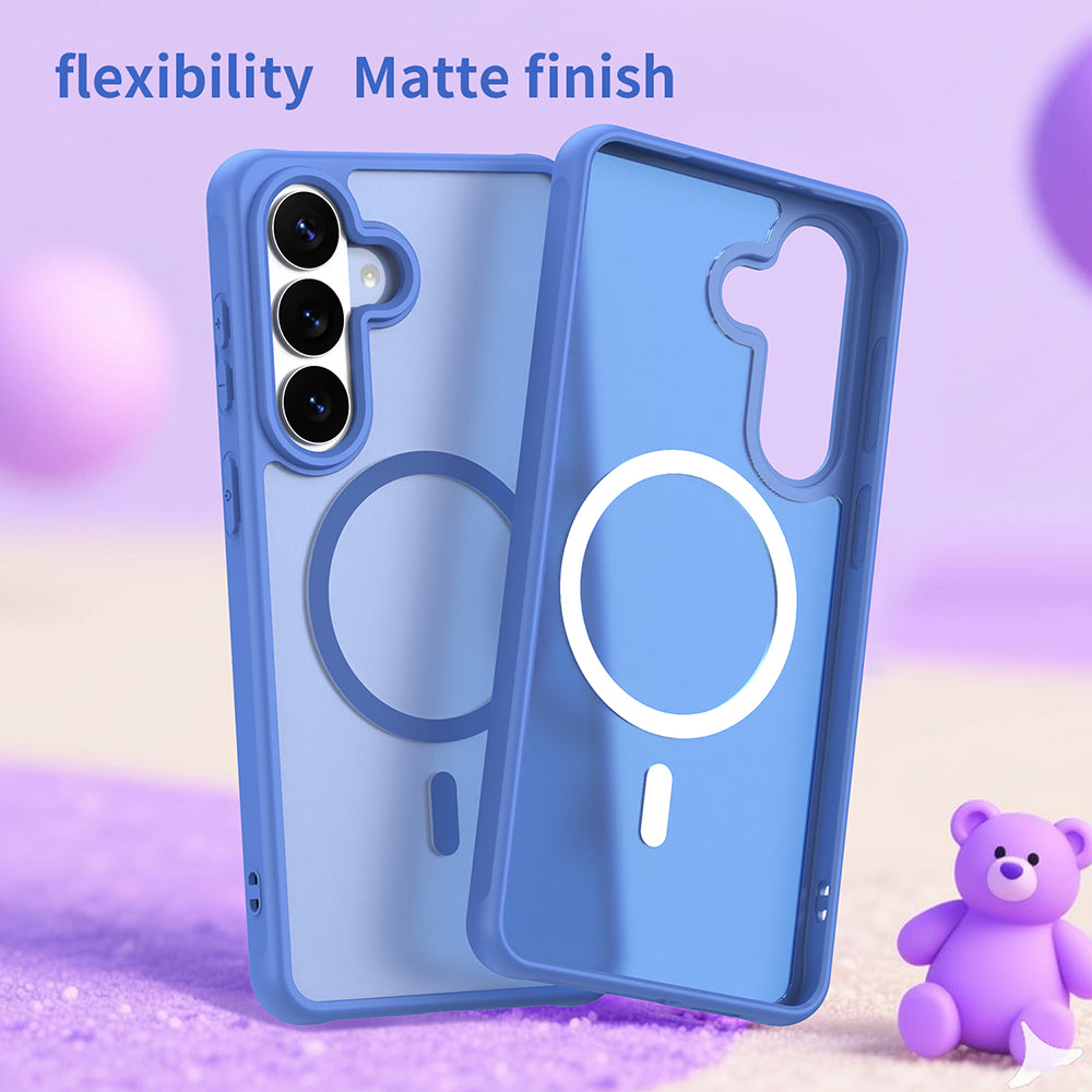 Capa MagSafe para Samsung Galaxy S26 Plus S947, Techsuit, HaloFrost II, Azul
