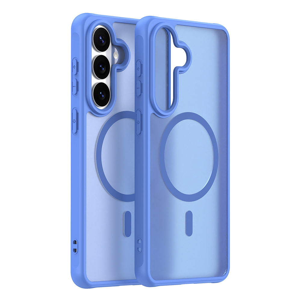 Capa MagSafe para Samsung Galaxy S26 Plus S947, Techsuit, HaloFrost II, Azul