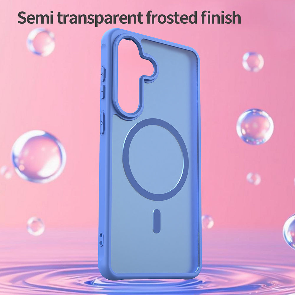 Capa MagSafe para Samsung Galaxy S26 Plus S947, Techsuit, HaloFrost II, Azul