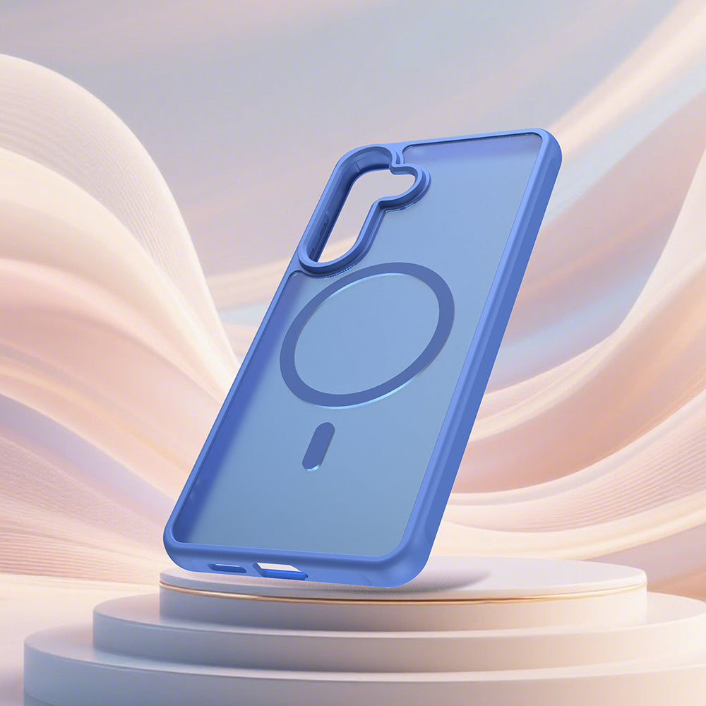 Capa MagSafe para Samsung Galaxy S26 Plus S947, Techsuit, HaloFrost II, Azul