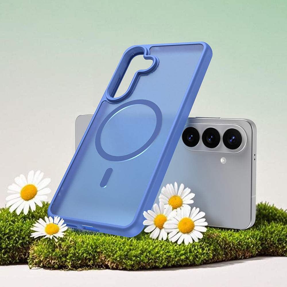 Capa MagSafe para Samsung Galaxy S26 Plus S947, Techsuit, HaloFrost II, Azul