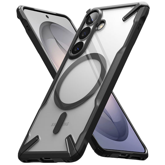 Capa MagSafe para Samsung Galaxy S26, Ringke, Fusion X, Preta