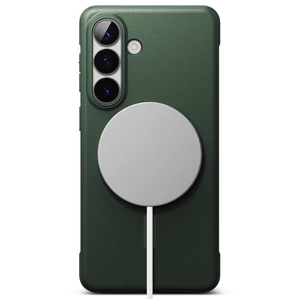 Capa MagSafe para Samsung Galaxy S26, Ringke, Onyx, Verde Escuro
