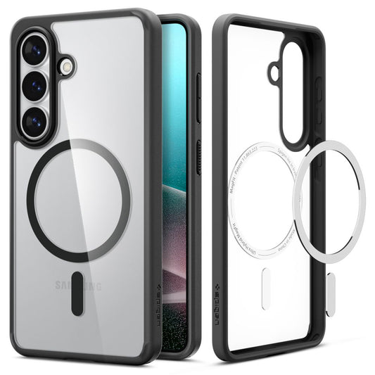 Capa MagSafe para Samsung Galaxy S26 S942, Spigen, Ultra Hybrid, Preta Fosca ACS10735