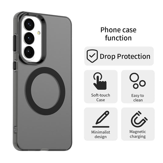 Capa MagSafe para Samsung Galaxy S26, Techsuit, CandyCase, Preta