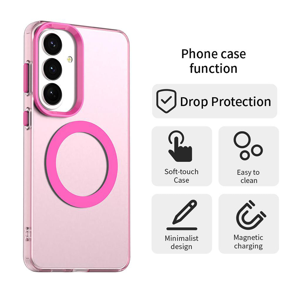 MagSafe Case for Samsung Galaxy S26 S942, Techsuit, CandyCase, Pink