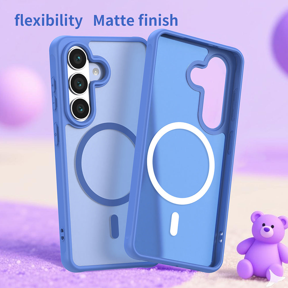 MagSafe Case for Samsung Galaxy S26 S942, Techsuit, HaloFrost II, Blue