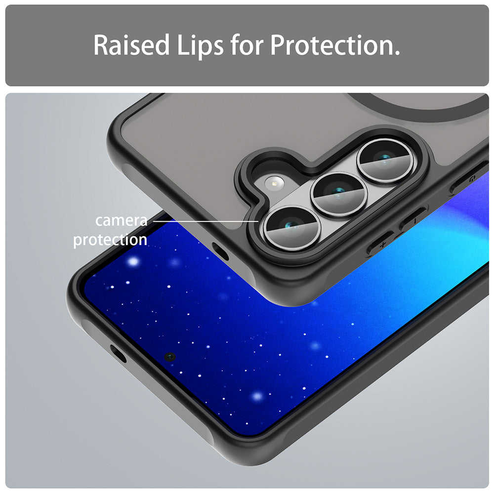 Capa MagSafe para Samsung Galaxy S26 S942, Techsuit, HaloFrost II, Preta