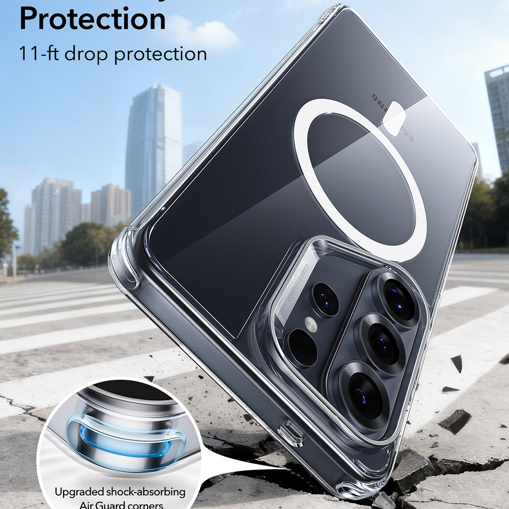 Capa MagSafe para Samsung Galaxy S26 Ultra S948, ESR, Classic Hybrid, Transparente