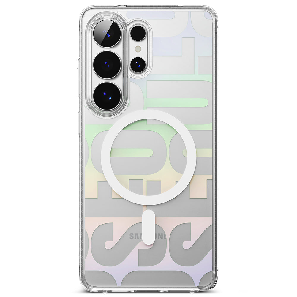 Capa MagSafe para Samsung Galaxy S26 Ultra S948, Ringke, Fusion Seoul, Transparente