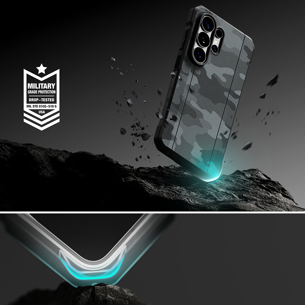 Capa MagSafe para Samsung Galaxy S26 Ultra S948, Ringke, Onyx Alpha, Camuflagem