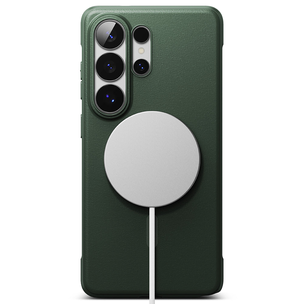 Capa MagSafe para Samsung Galaxy S26 Ultra S948, Ringke, Onyx, Verde Escuro