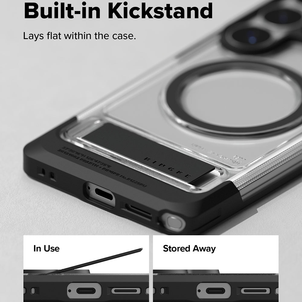 Capa MagSafe para Samsung Galaxy S26 Ultra S948, Ringke, UX, Transparente