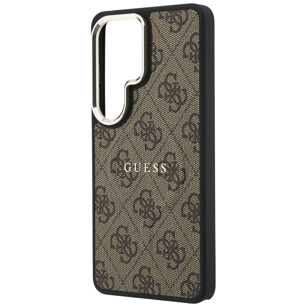 Capa MagSafe para Samsung Galaxy S26 Ultra S948, Guess, 4G Embossed Ring, Marrom