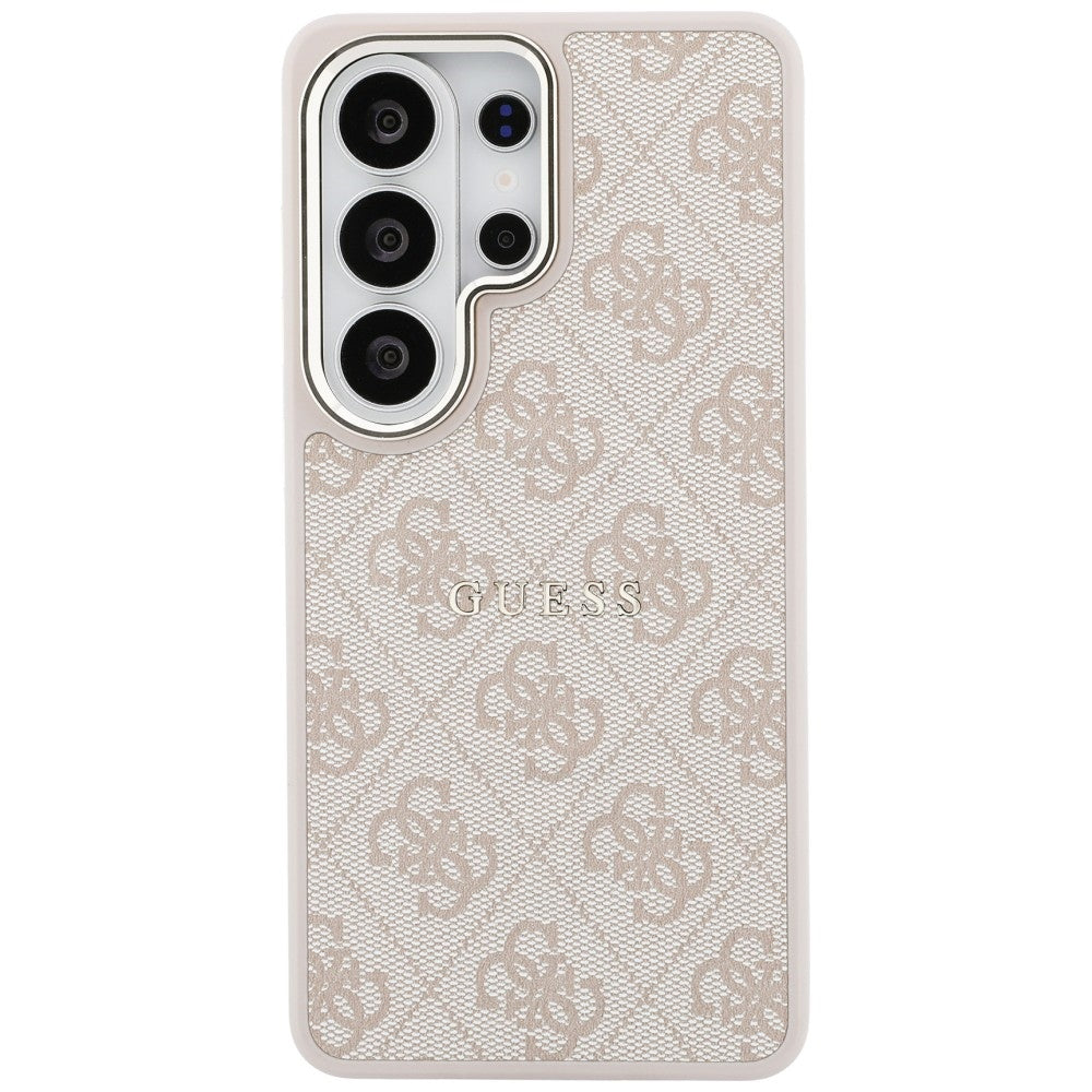 Capa MagSafe para Samsung Galaxy S26 Ultra S948, Guess, 4G Embossed Ring, Rosa