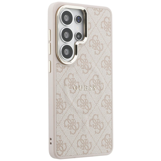 Capa MagSafe para Samsung Galaxy S26 Ultra S948, Guess, 4G Embossed Ring, Rosa