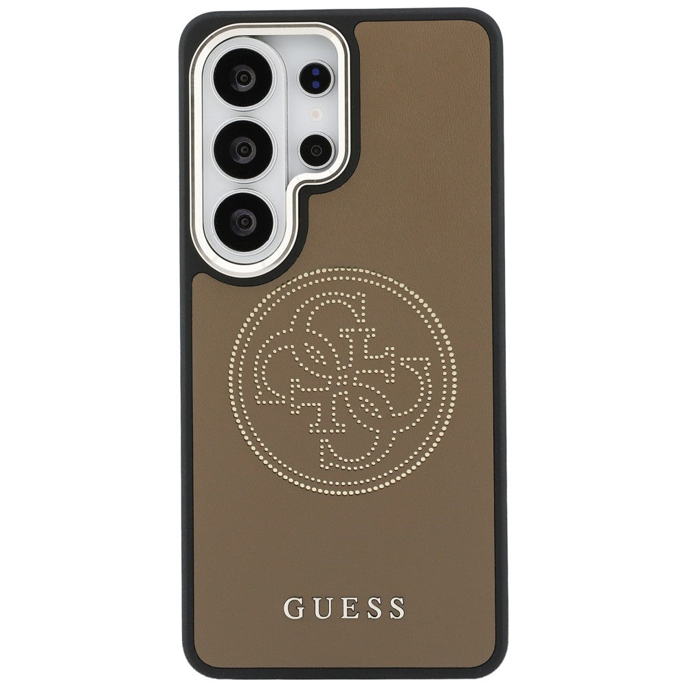 Capa MagSafe para Samsung Galaxy S26 Ultra S948, Guess, Logo Perfurado, Castanho