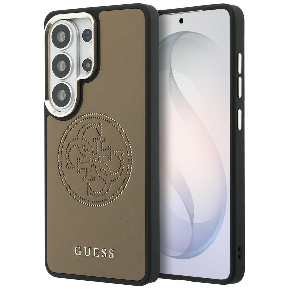 Capa MagSafe para Samsung Galaxy S26 Ultra S948, Guess, Logo Perfurado, Castanho
