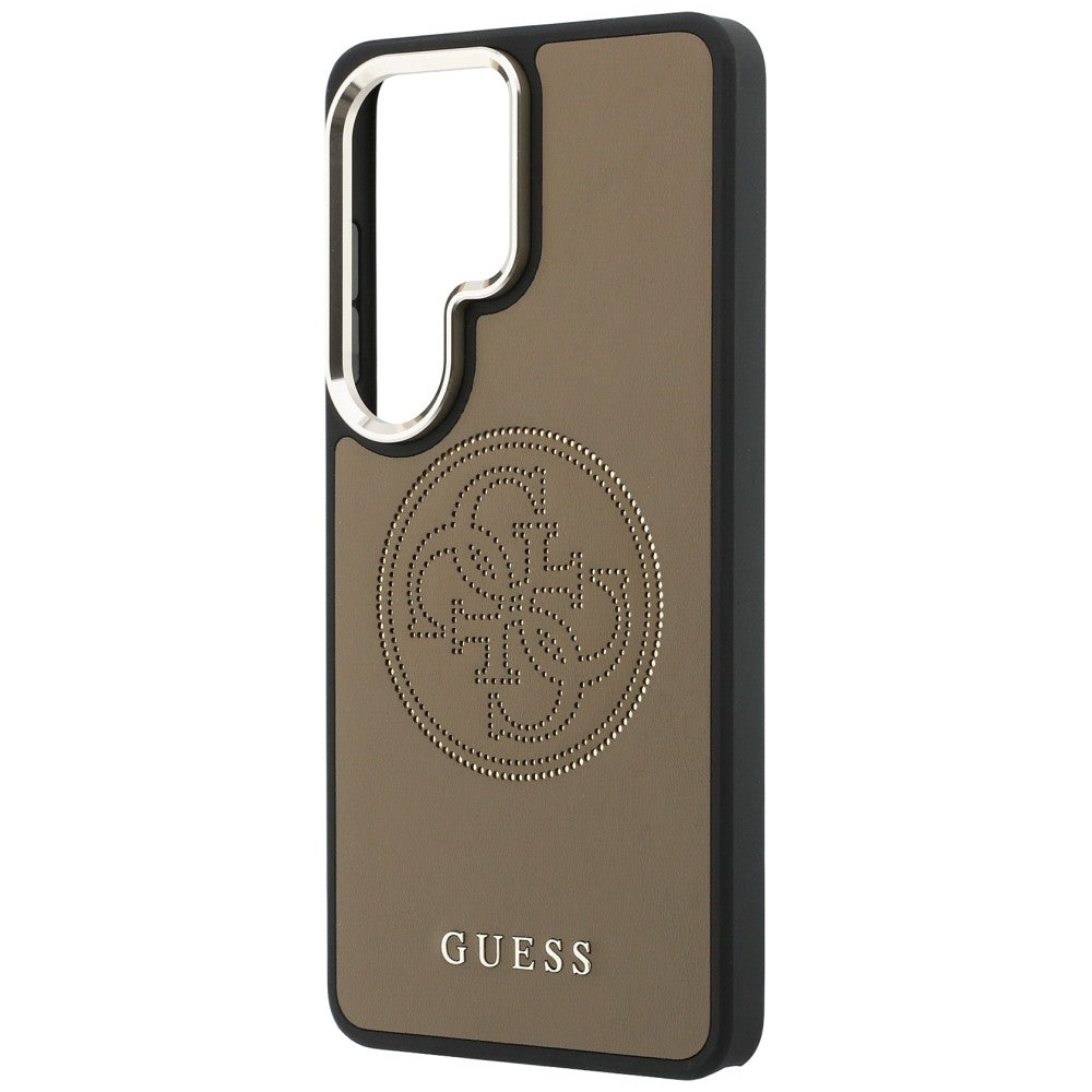 Capa MagSafe para Samsung Galaxy S26 Ultra S948, Guess, Logo Perfurado, Castanho