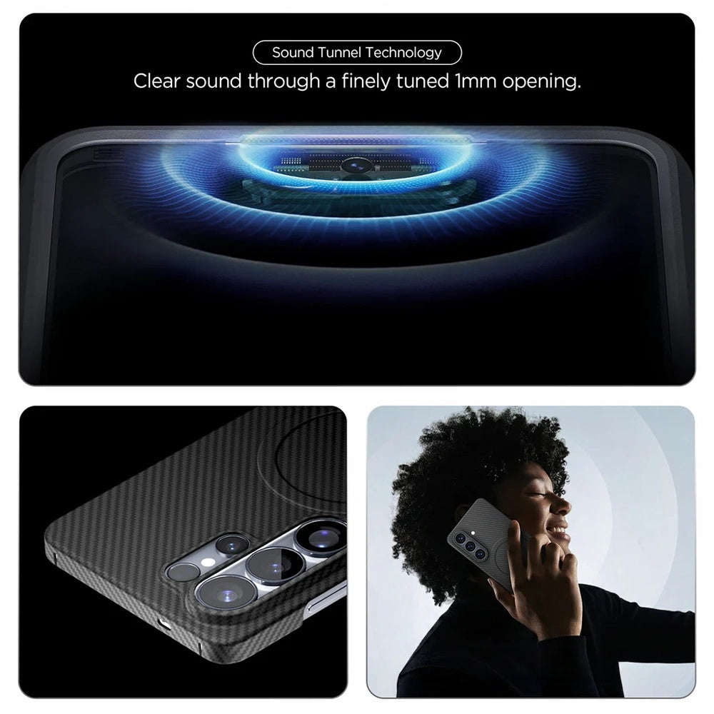 Capa MagSafe para Samsung Galaxy S26 Ultra S948, Spigen, Air Skin, Preta ACS11029