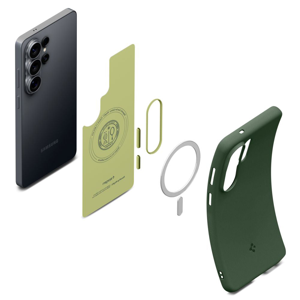 Capa MagSafe para Samsung Galaxy S26 Ultra S948, Spigen, Caseology Nano Pop, Verde ACS11039