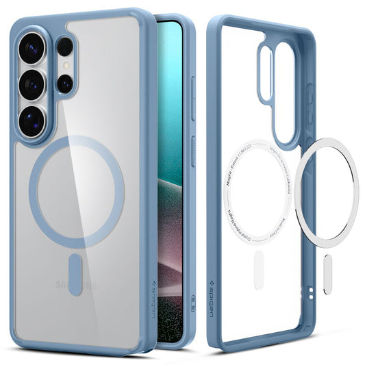 Capa MagSafe para Samsung Galaxy S26 Ultra S948, Spigen, Ultra Hybrid, Azul ACS11207