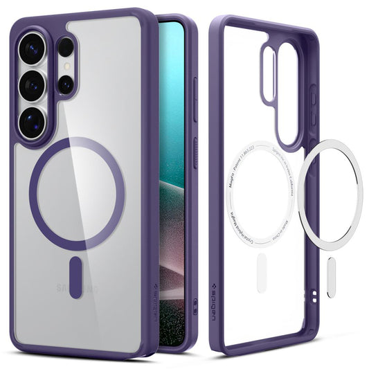 Capa MagSafe para Samsung Galaxy S26 Ultra S948, Spigen, Ultra Hybrid, Roxo Escuro ACS11208