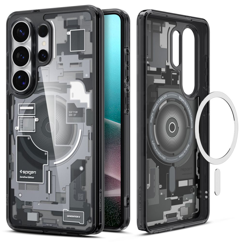 Capa MagSafe para Samsung Galaxy S26 Ultra S948, Spigen, Ultra Hybrid Zero One, Preta ACS10682