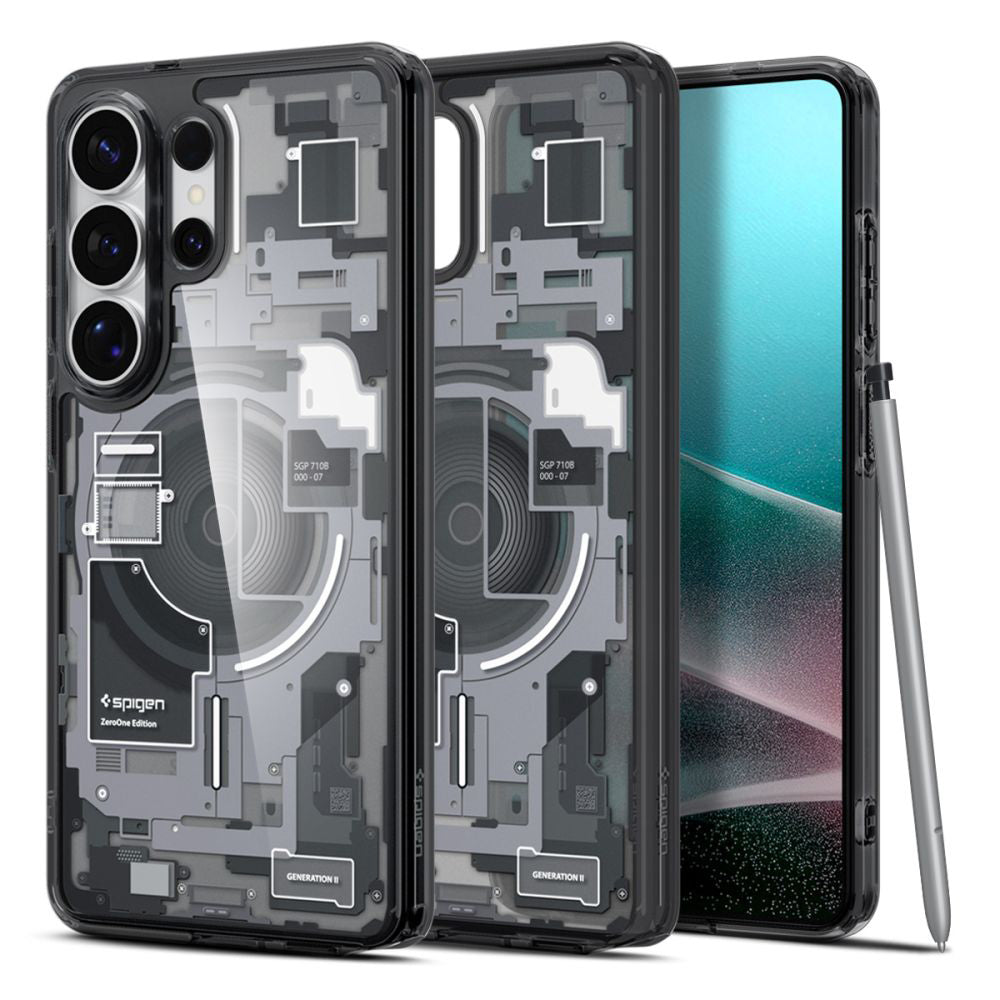 Capa MagSafe para Samsung Galaxy S26 Ultra S948, Spigen, Ultra Hybrid Zero One, Preta ACS10682