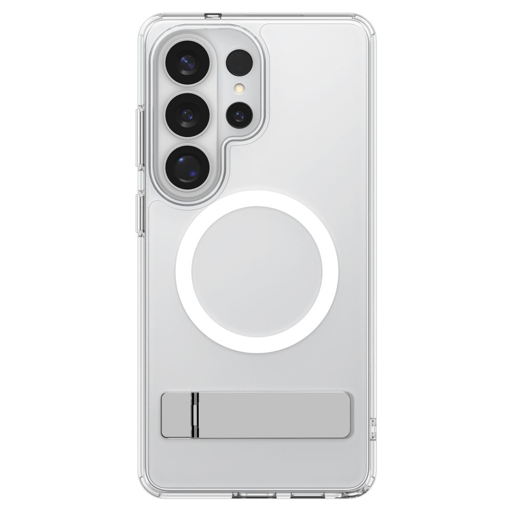 Capa MagSafe para Samsung Galaxy S26 Ultra S948, Spigen, Ultra Hybrid S, Transparente Branca ACS11032