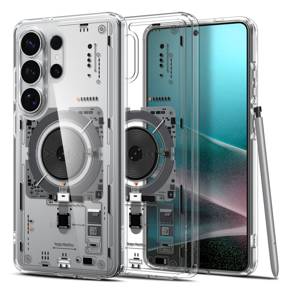 Capa MagSafe para Samsung Galaxy S26 Ultra S948, Spigen, Ultra Hybrid Neo One, Transparente ACS11206